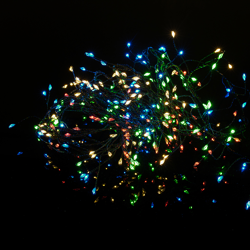 Гирлянда сороконожка 240LED 3м разноцветная, 8 функций, адаптер | Интернет-магазин Кактус