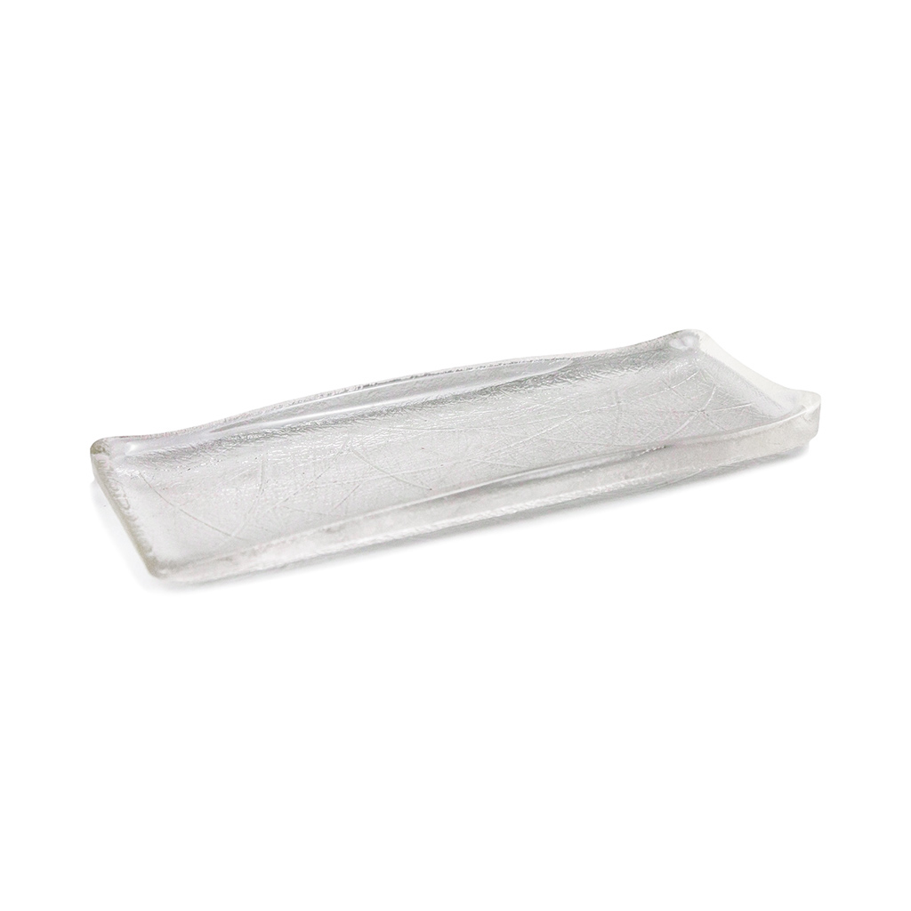 Блюдо стеклянное прямоугольное Frost Line 27,5 см | Интернет-магазин Кактус